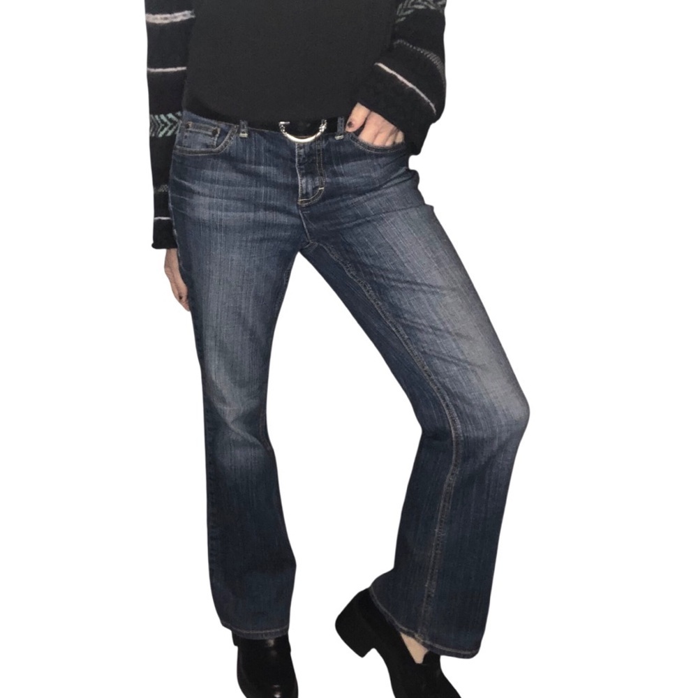 Tommy Hilfiger Hope Boot Classic Blue Women Jeans Sz 6 Casual Retro Streetwear - Picture 3 of 8